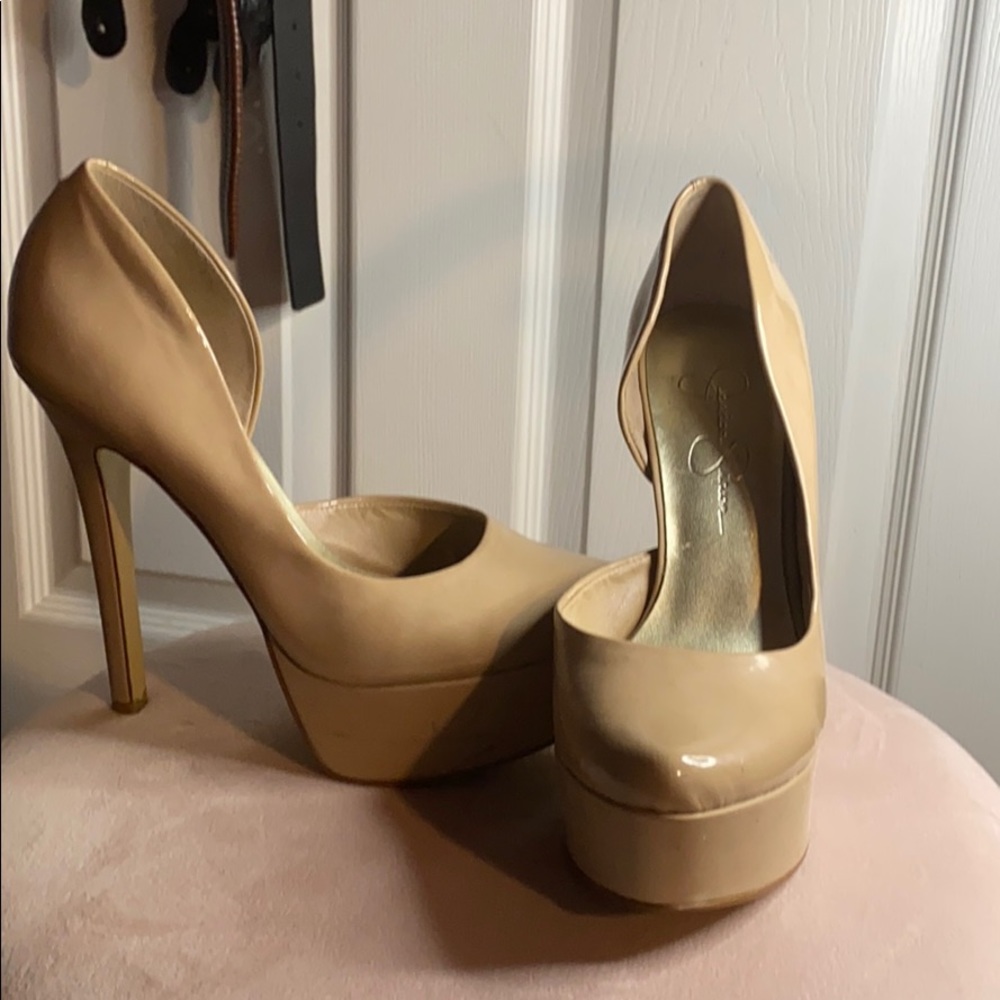 Waleo platform suede Pump, heel 5", platform 1